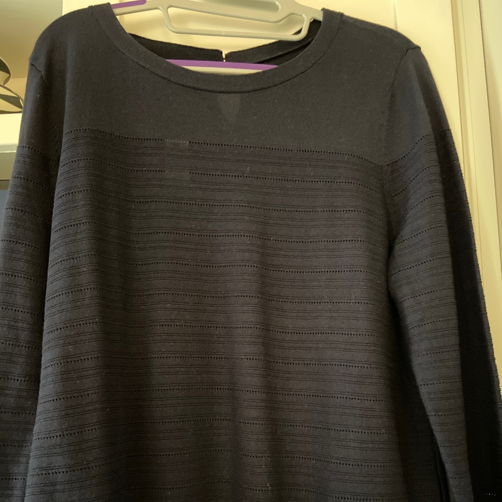 Talbots Navy sweater top